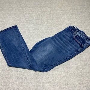 Vigoss Jeans Womens Tag 22 Actual 40x31 Blue Distressed Slim Boot Everyday USA
